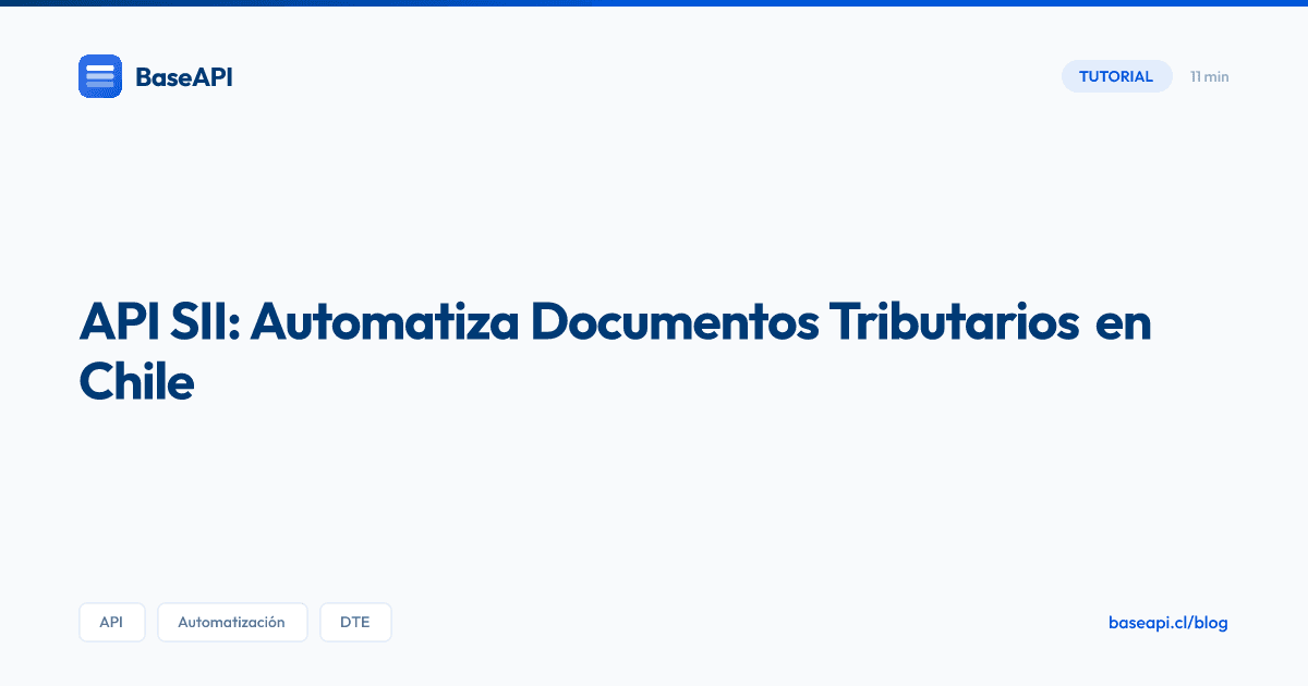 Cómo automatizar el SII con API REST: RCV, Boletas y DTEs (Guía 2026)